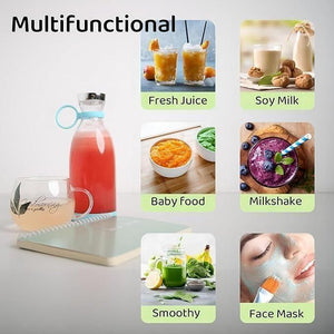 Portable Mini Juice Blender – Travel-Friendly & USB Rechargeable